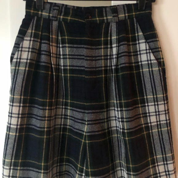 Vintage Plaid Shorts - Picture 2 of 2
